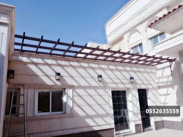 مشروع شركة برجولات حديد