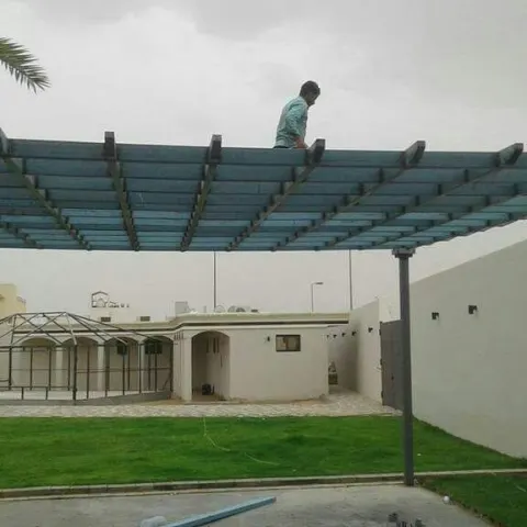 مشروع شركة برجولات خشب