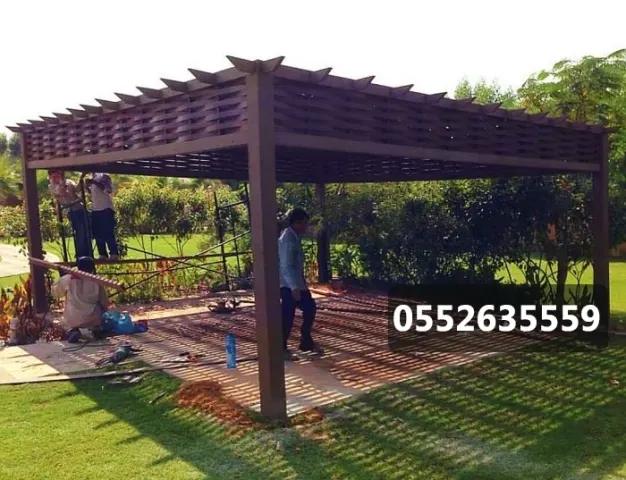 تفاصيل أعمال تصميم برجولات