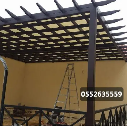 نموذج من أعمال تركيب برجولات في جدة