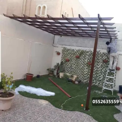 أعمال تصميم برجولات في الطائف