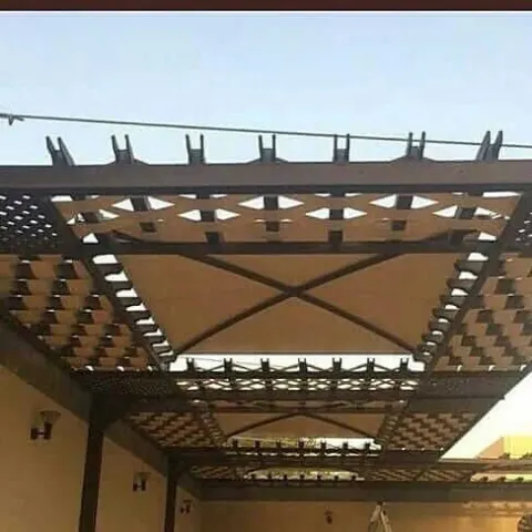 أعمال مظلات خشب
