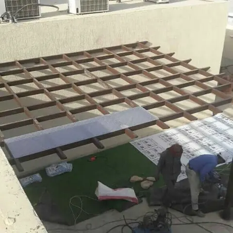 أعمال شركة مظلات خشبية في مكة