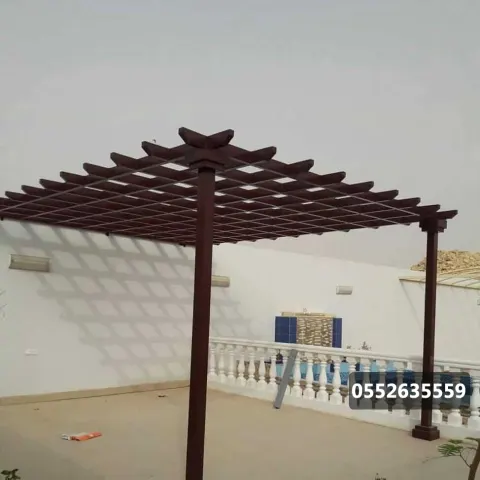 مشروع شركة مظلات خشبية للحدائق
