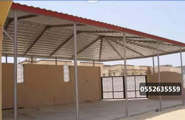 نموذج من أعمال شركة مظلات الحوش