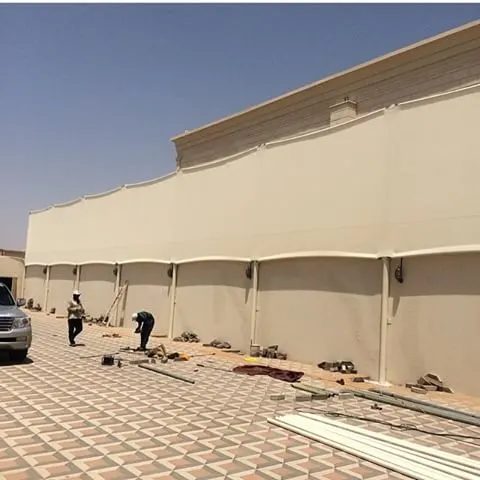 مشروع شركة سواتر حوش قماش في جدة