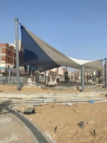 نموذج من تنفيذ مظلات في جدة